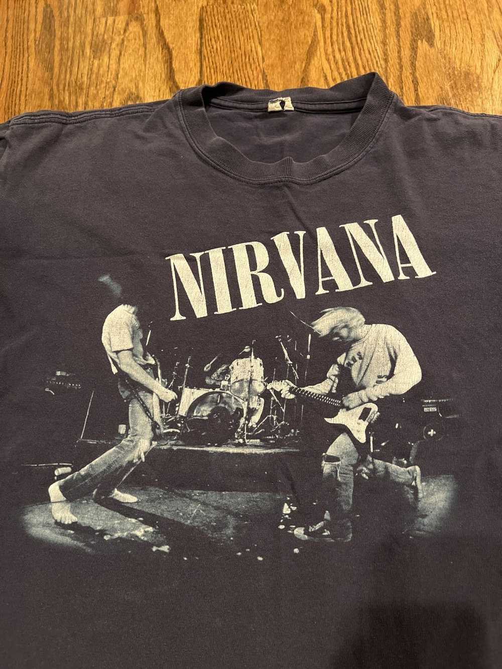 Vintage Nirvana shirt purchased at concert in ear… - image 2