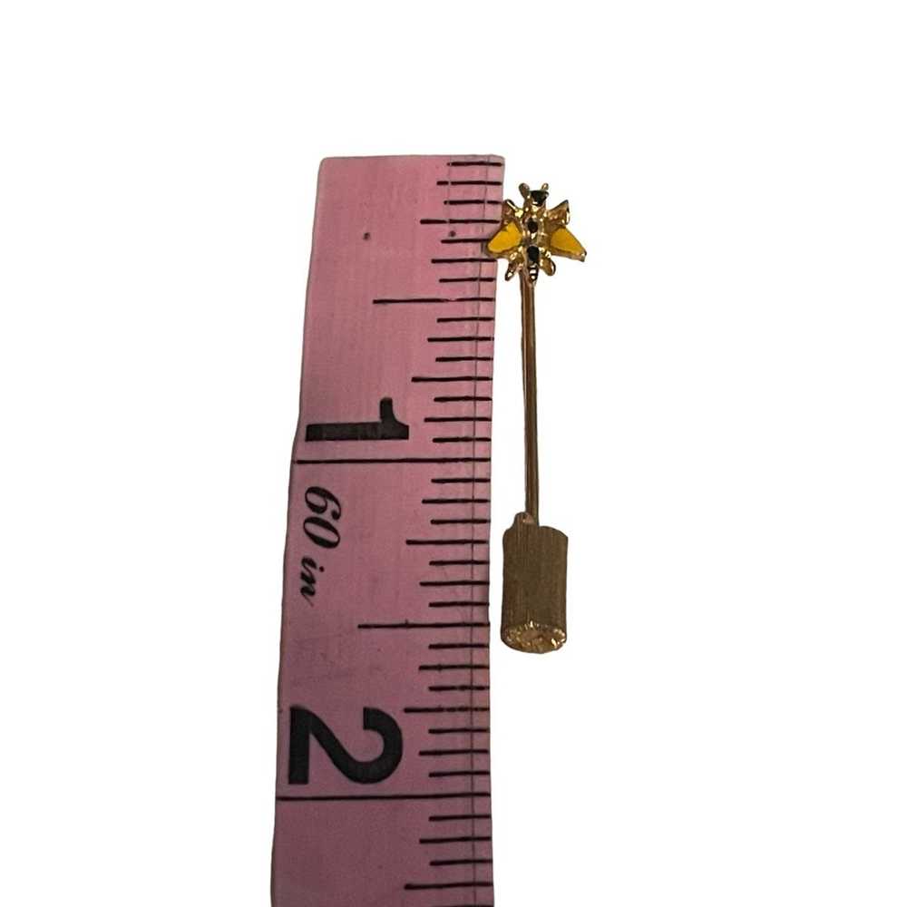Vintage Vintage bumble bee stick pin - image 2
