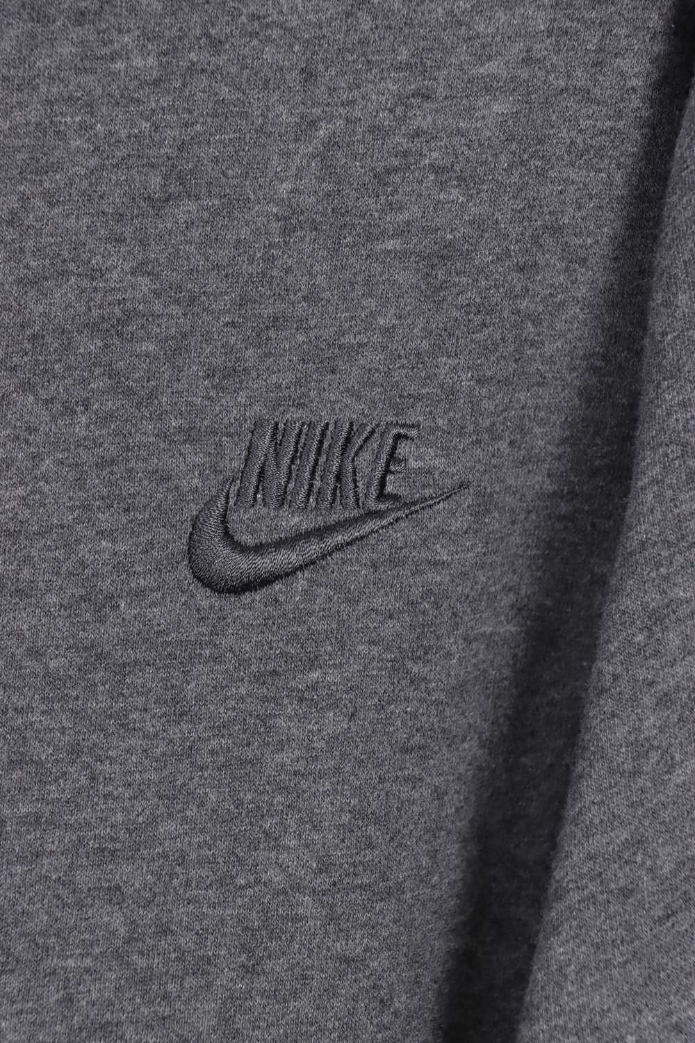 NIKE Dark Grey Embroidered Swoosh Logo Soft Sweat… - image 3