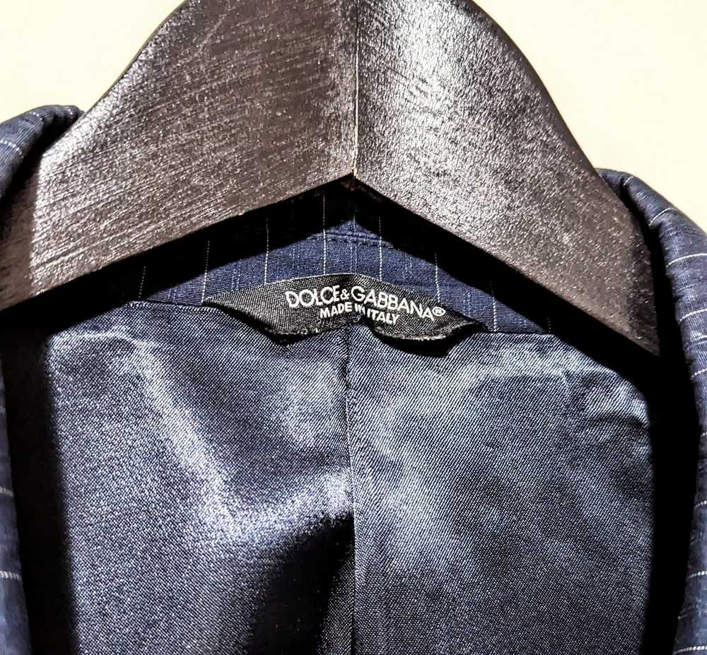 Dolce & Gabbana Peak Lapel 2-button Striped Jacke… - image 4