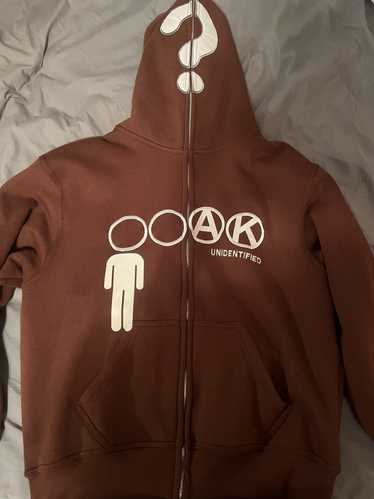 Streetwear ooak full zipup hoodie