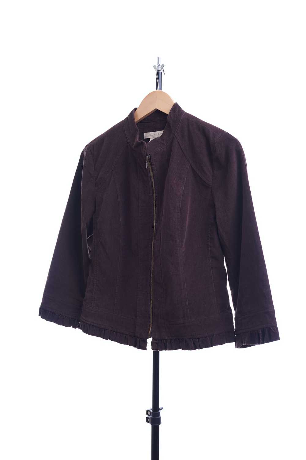 Sandro Sandro Blazer Women M Brown Jacket - image 7