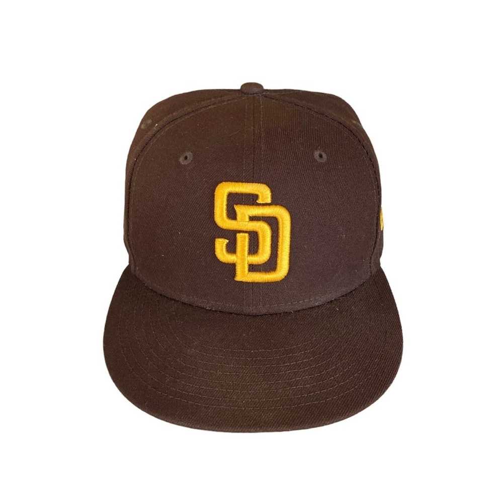 New Era San Diego Padres 7 1/4 New Era Fitted Hat - image 1