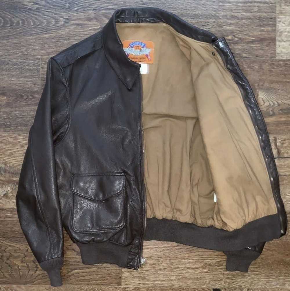 Us Air Force × Vintage Vintage brown leather jack… - image 2