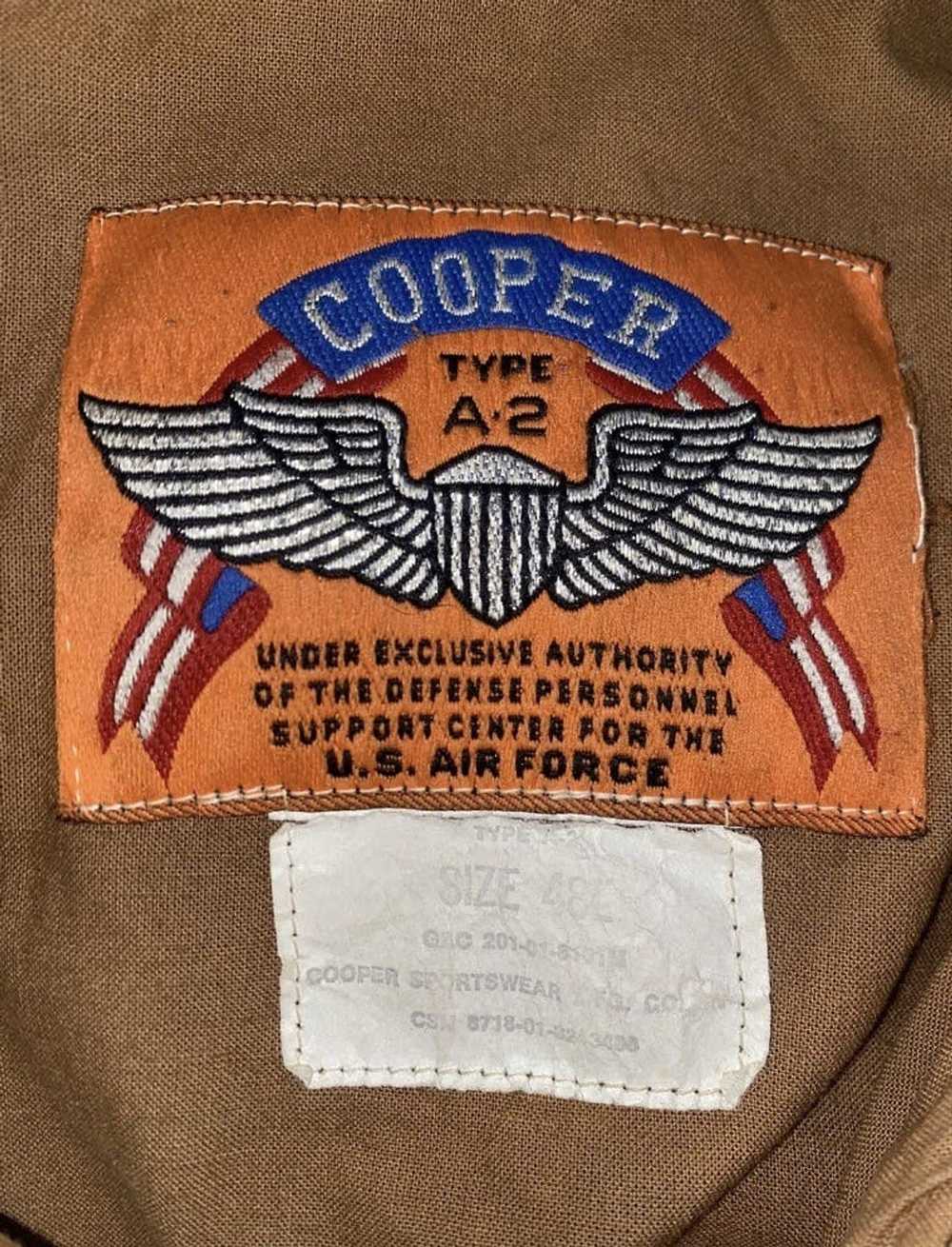 Us Air Force × Vintage Vintage brown leather jack… - image 4