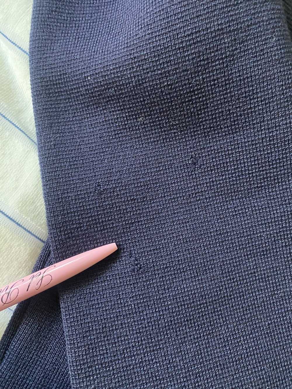 Prada Dark navy Blue Prada zip cardigan wool Line… - image 6