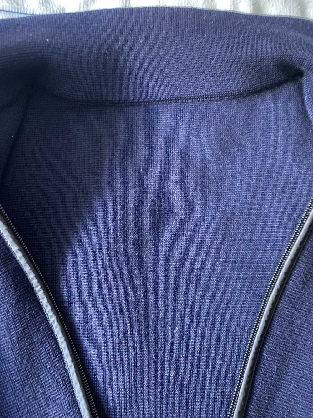 Prada Dark navy Blue Prada zip cardigan wool Line… - image 7