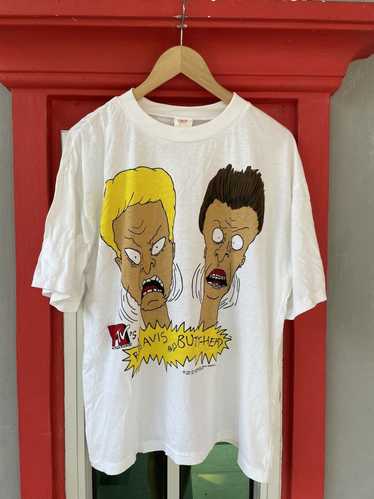 Band Tees × Mtv × Vintage Rare Vintage 90s Beavis… - image 1