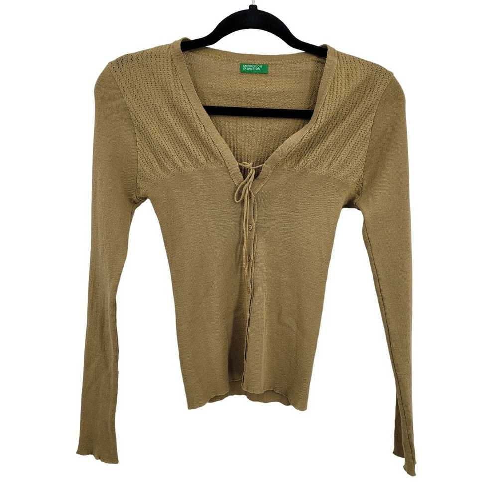 United Colors Of Benetton 90's Benetton Cardigan … - image 1