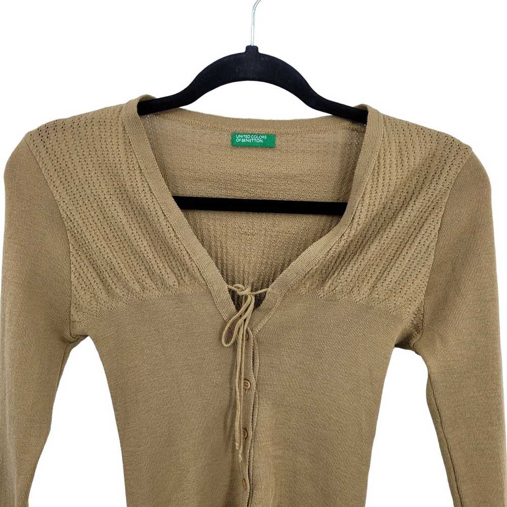 United Colors Of Benetton 90's Benetton Cardigan … - image 4