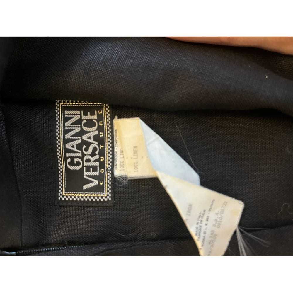 Gianni Versace Linen mid-length dress - image 2