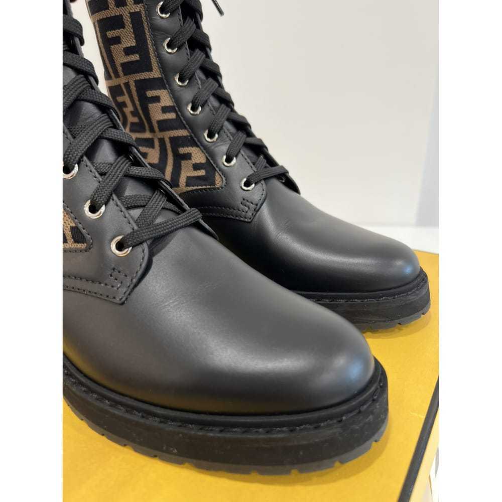 Fendi Leather ankle boots - image 9