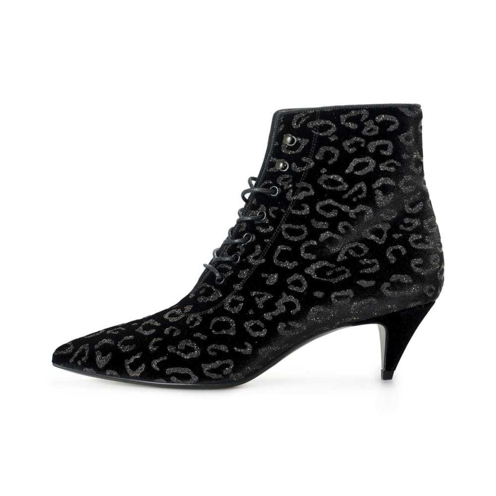 Saint Laurent Charlotte leather lace up boots - image 6