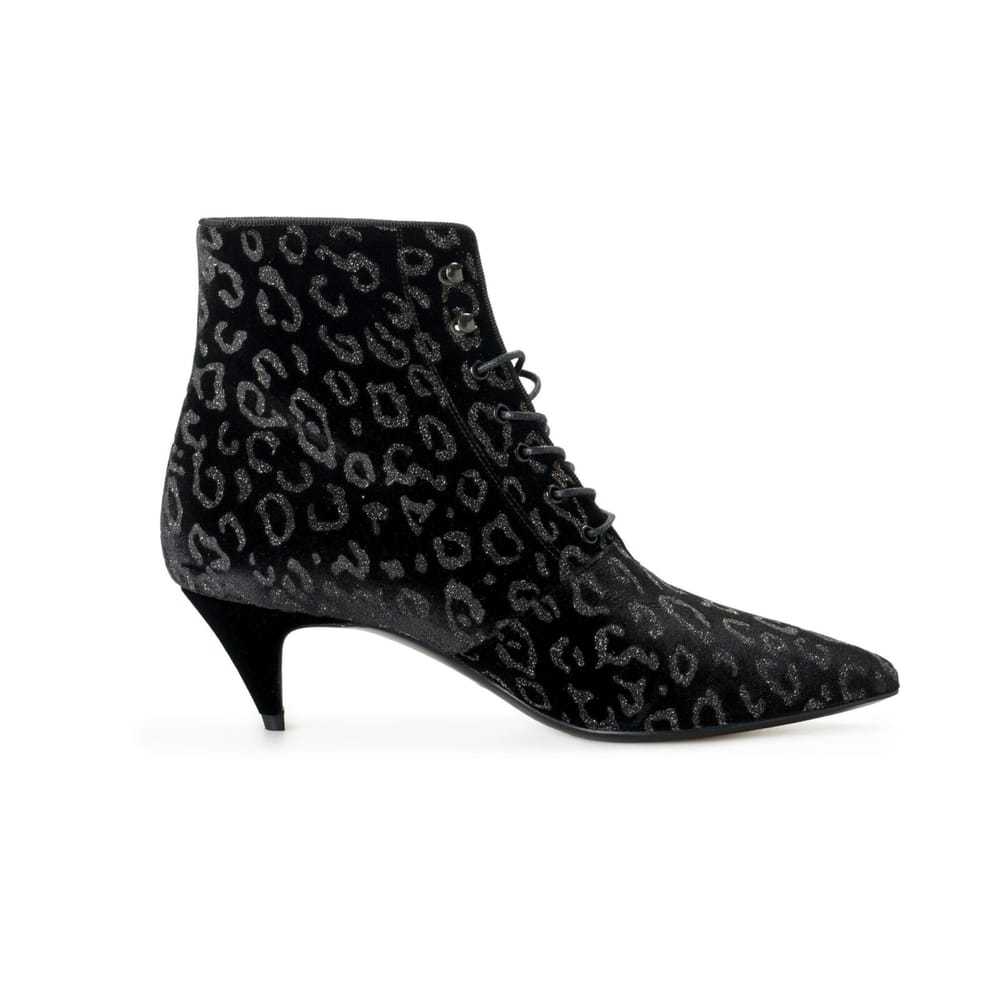 Saint Laurent Charlotte leather lace up boots - image 7
