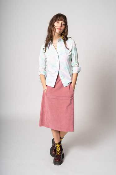 1970's Pink Ultra Suede Skirt