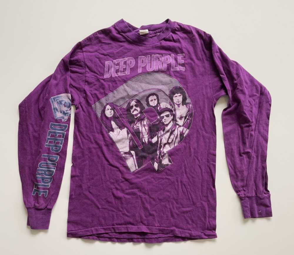 Band Tees × Vintage Deep Purple 1985 Vintage Long Sle… Gem