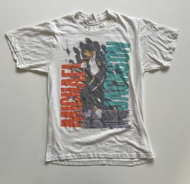 Band Tees × Michael Jackson × Vintage Vintage 198… - image 1