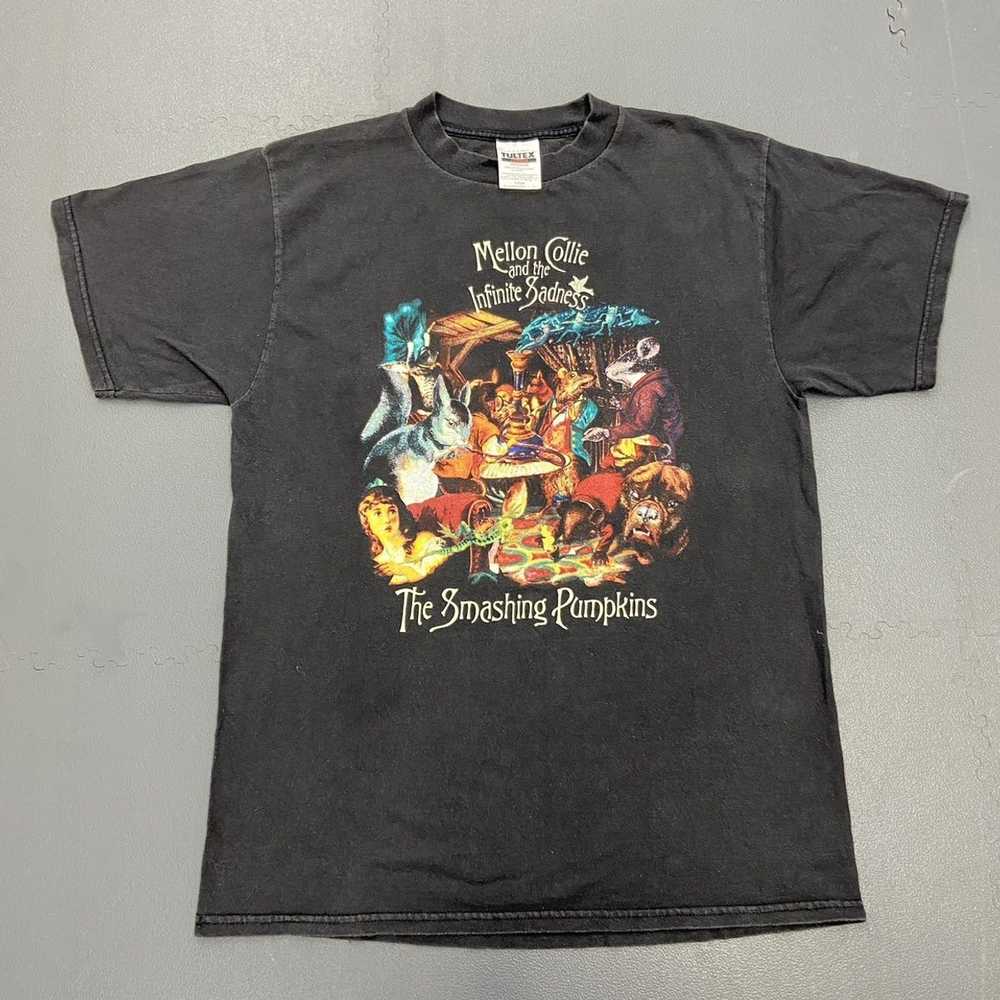 Tultex Vintage 90s The Smashing Pumpkins black Ba… - image 1