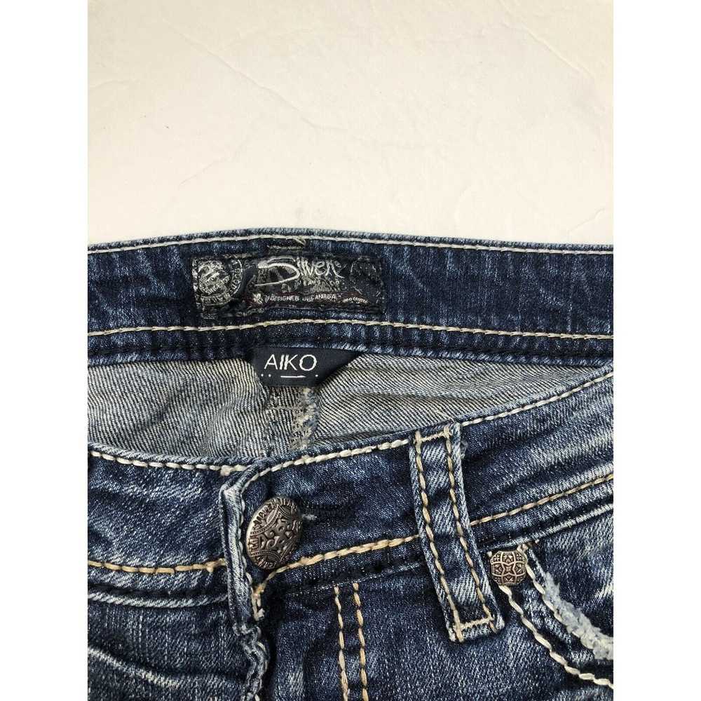 Silver Silver Jeans Aiko Womens 28x24 Capri Denim… - image 9