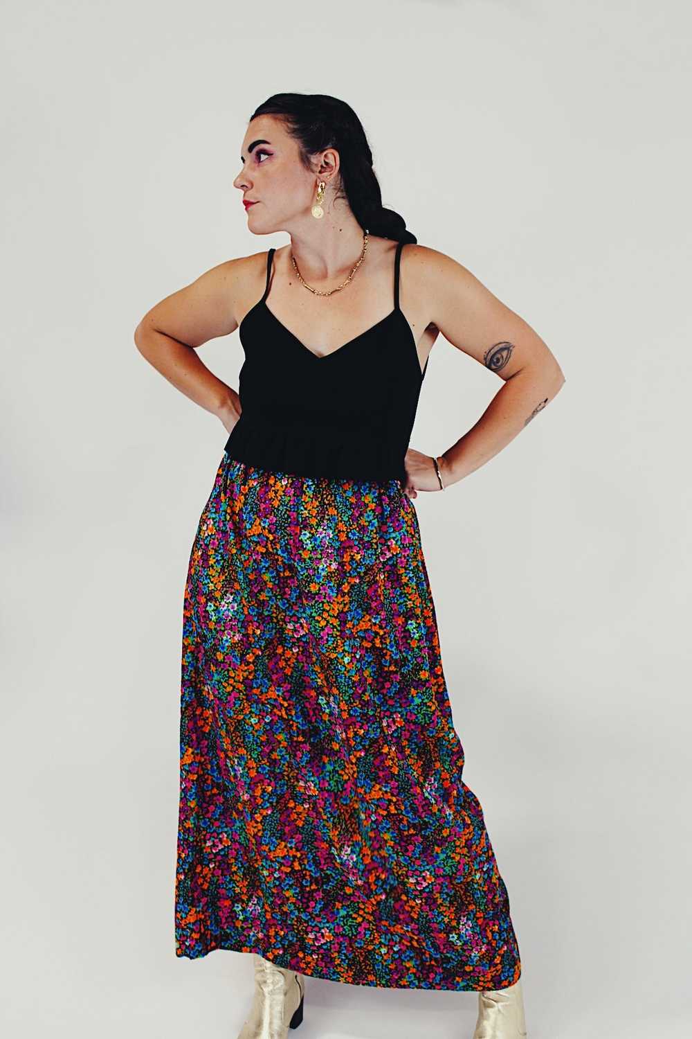 Ditsy Floral Printed Maxi Skirt - image 4