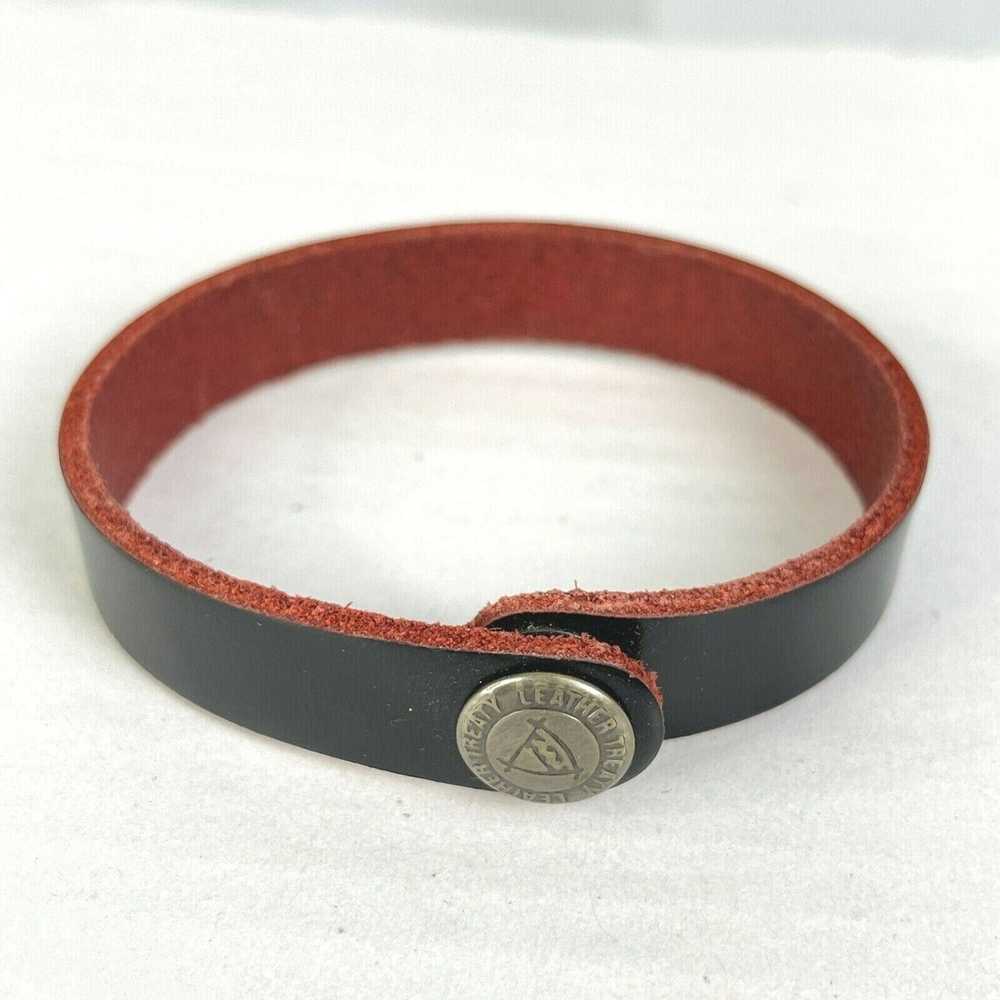 Streetwear Okole Maluna XL Black Leather Bracelet… - image 3