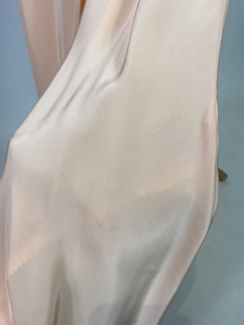 1940s - 1950s Pink Rayon Maxi Slip Dress Bias Cut… - image 7