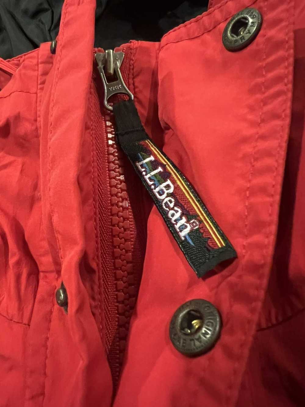 L.L. Bean × Vintage l.l. bean red windbreaker jac… - image 1