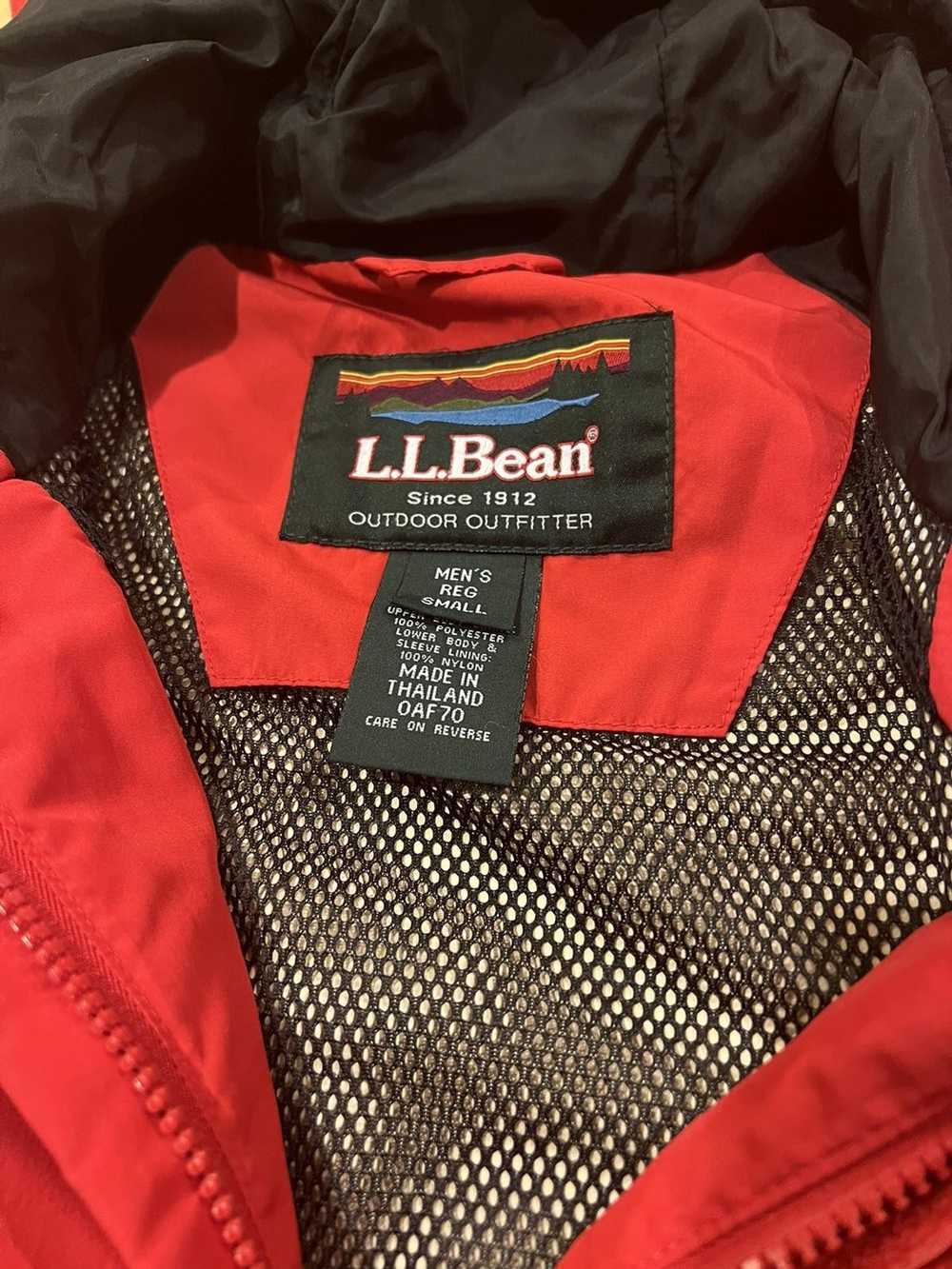 L.L. Bean × Vintage l.l. bean red windbreaker jac… - image 4