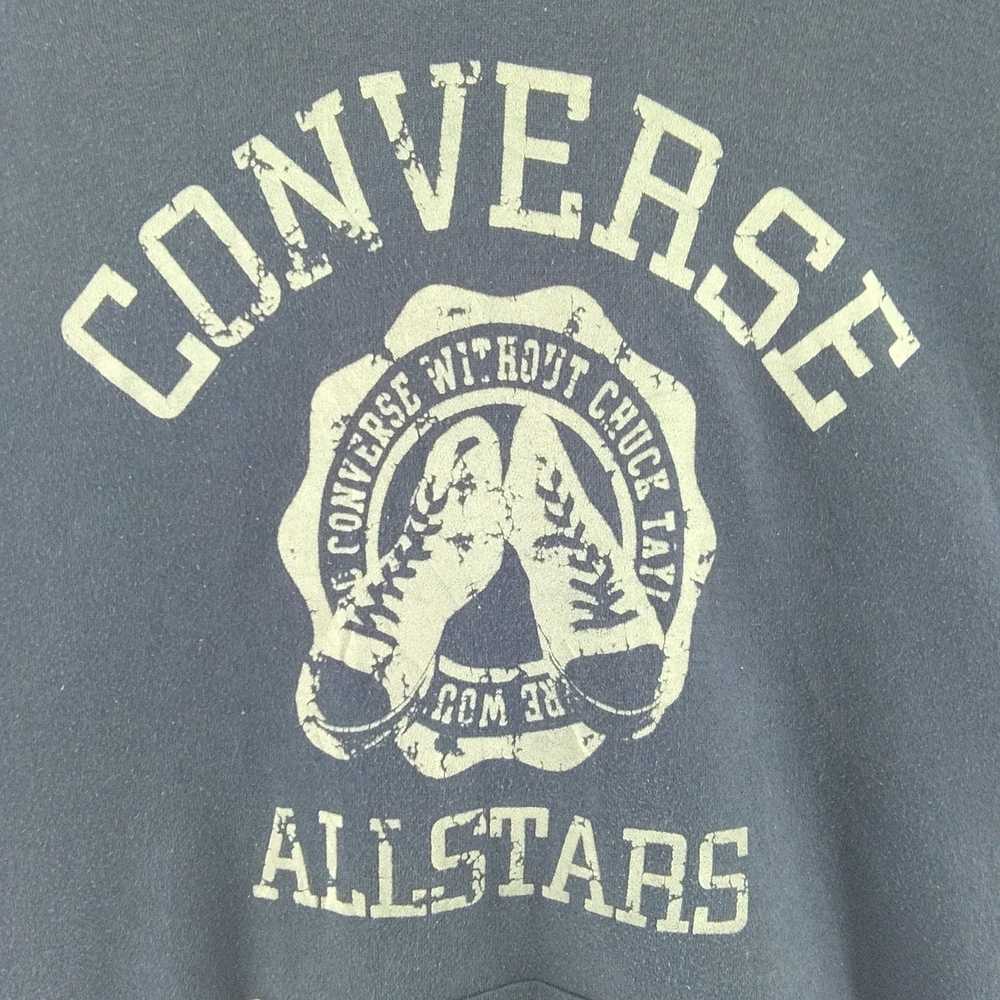 Converse CONVERSE sweatshirt Big logo spellout Ho… - image 2