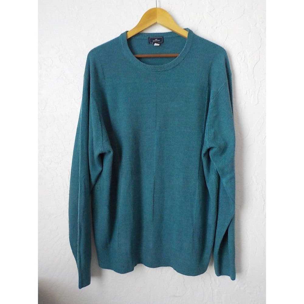 Dockers Dockers Men XXL Green Sweater Knit Pullov… - image 7