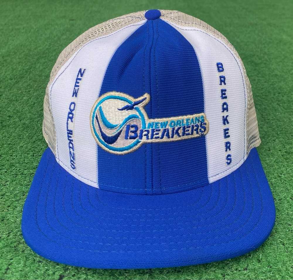 Vintage 80’s New Orleans Breakers USFL Embroidere… - image 1