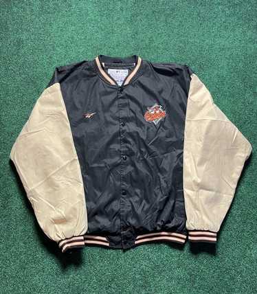 Vintage 90s Polyester Black Nike Orioles MLB Pullover Jacket - X-Large–  Domno Vintage