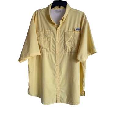 Columbia PFG Blue Aqua Omni-Shade UPF 30+ Men's SS Outdoors Shirts XL Lot 2
