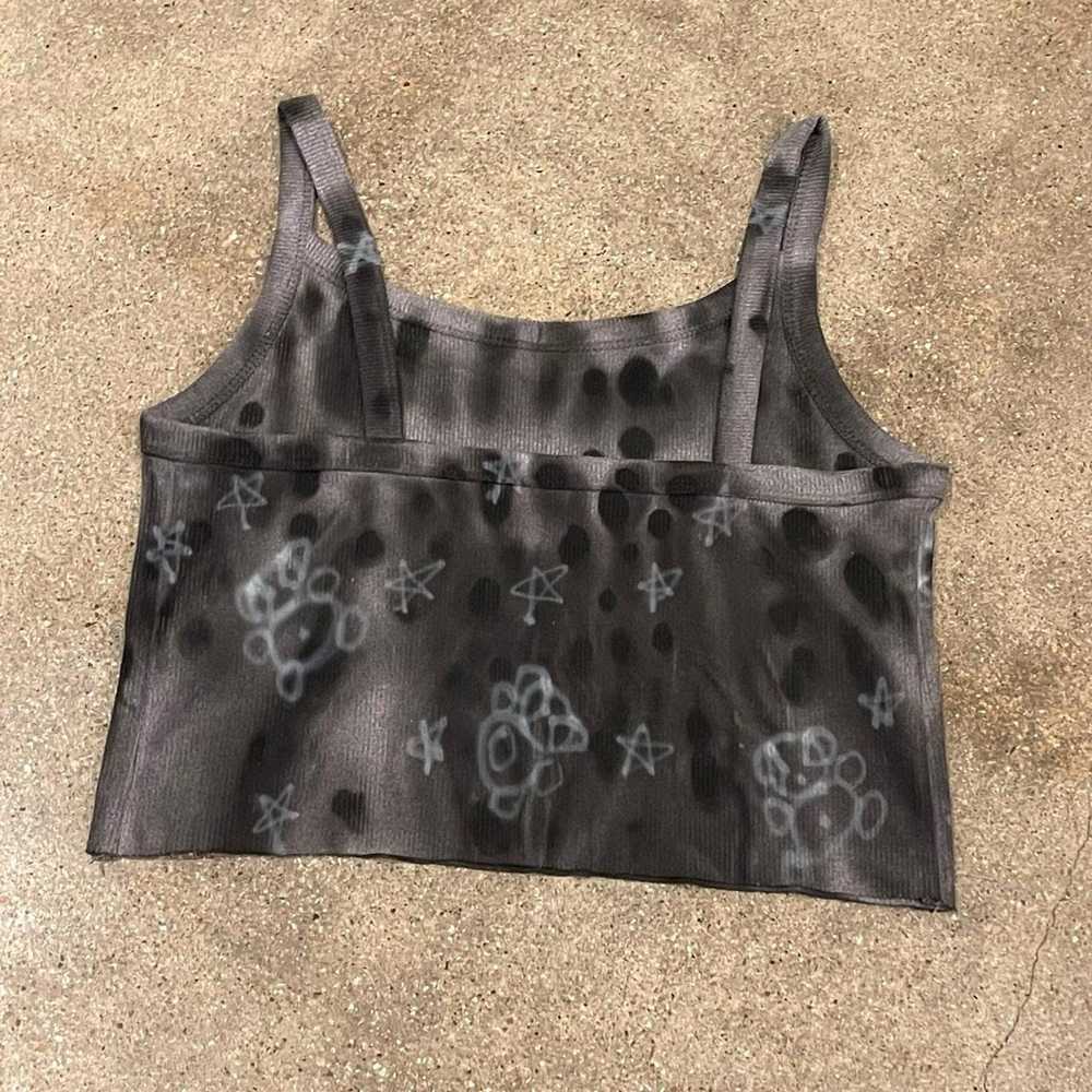 Vintage Dyed Tank With Airbrush Scales - image 3