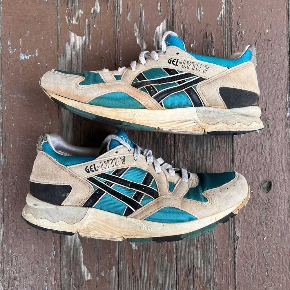 Asics × Vintage Asics Gel Lyte 5 Size 10 Blue Vintage - Gem