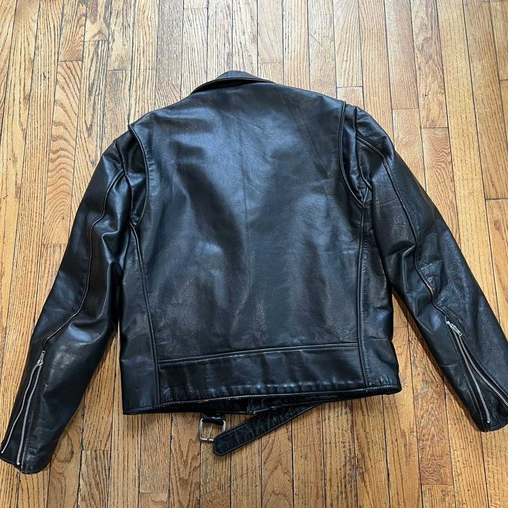 Excelled 1970s Excelled black leather jacket - image 3