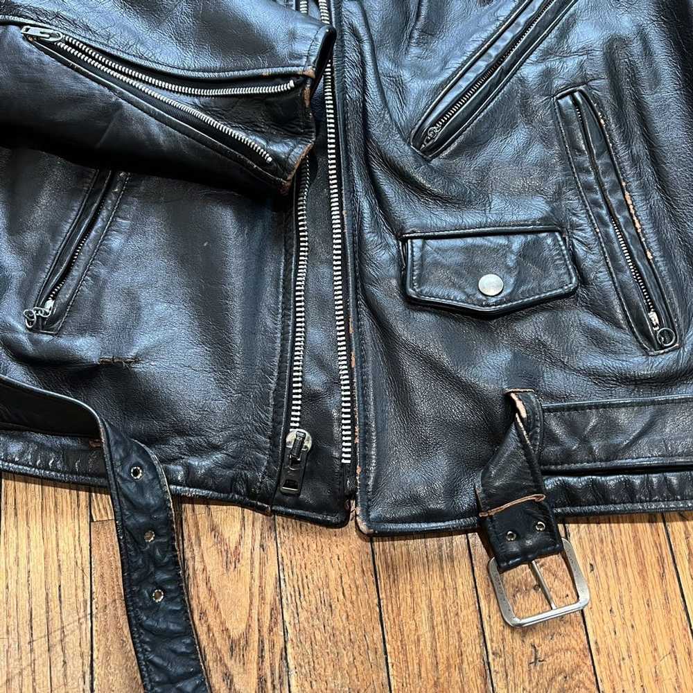 Excelled 1970s Excelled black leather jacket - image 4