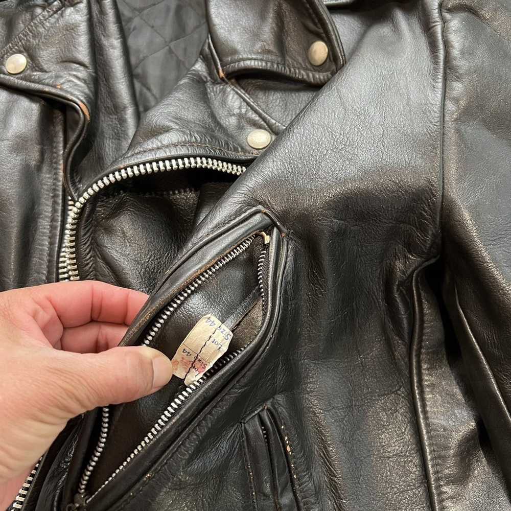 Excelled 1970s Excelled black leather jacket - image 6
