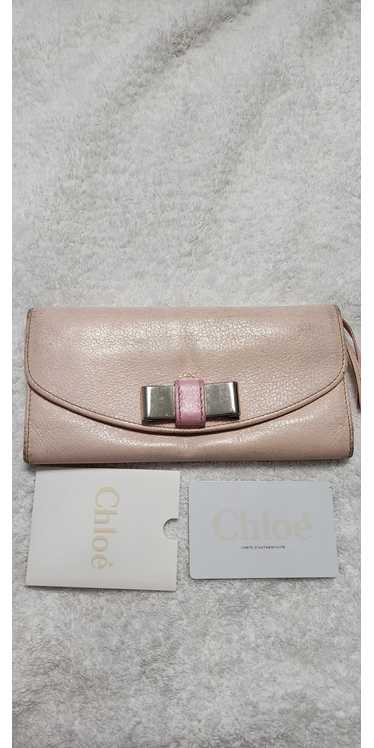 Chloe Leather Bow Wallet