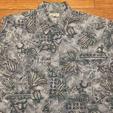 Vintage 80s 90s Reyn Spooner Silky Rayon California Shirt & Swim Trunks sz M