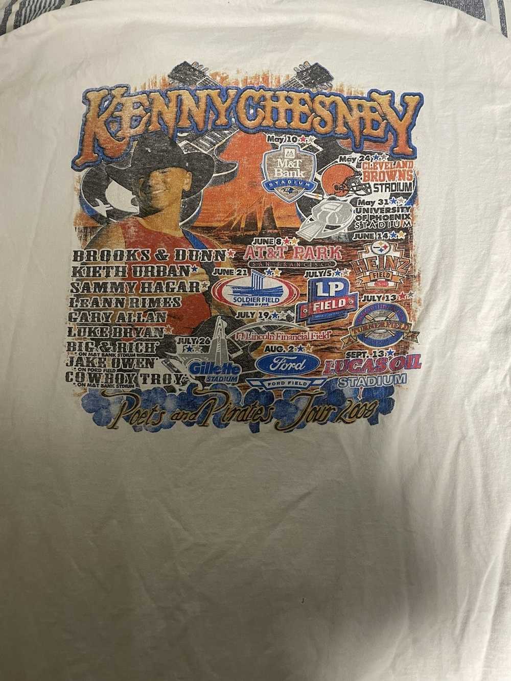 Band Tees × Vintage Kenny Chesney Vintage T-Shirt - image 2
