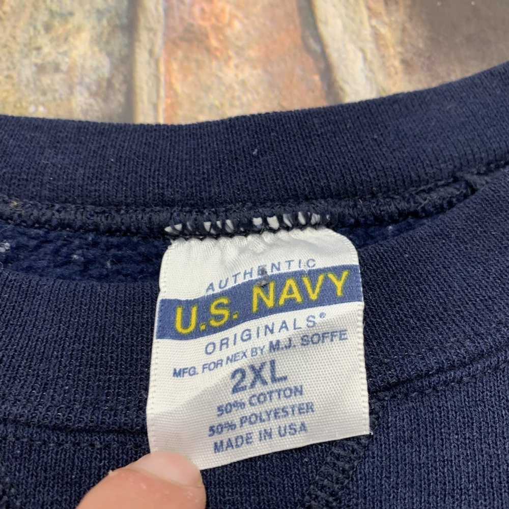 Military × Vintage Vintage United States Navy swe… - image 4