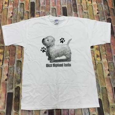 Gildan × Vintage Vintage West Highland Terrier tee - image 1