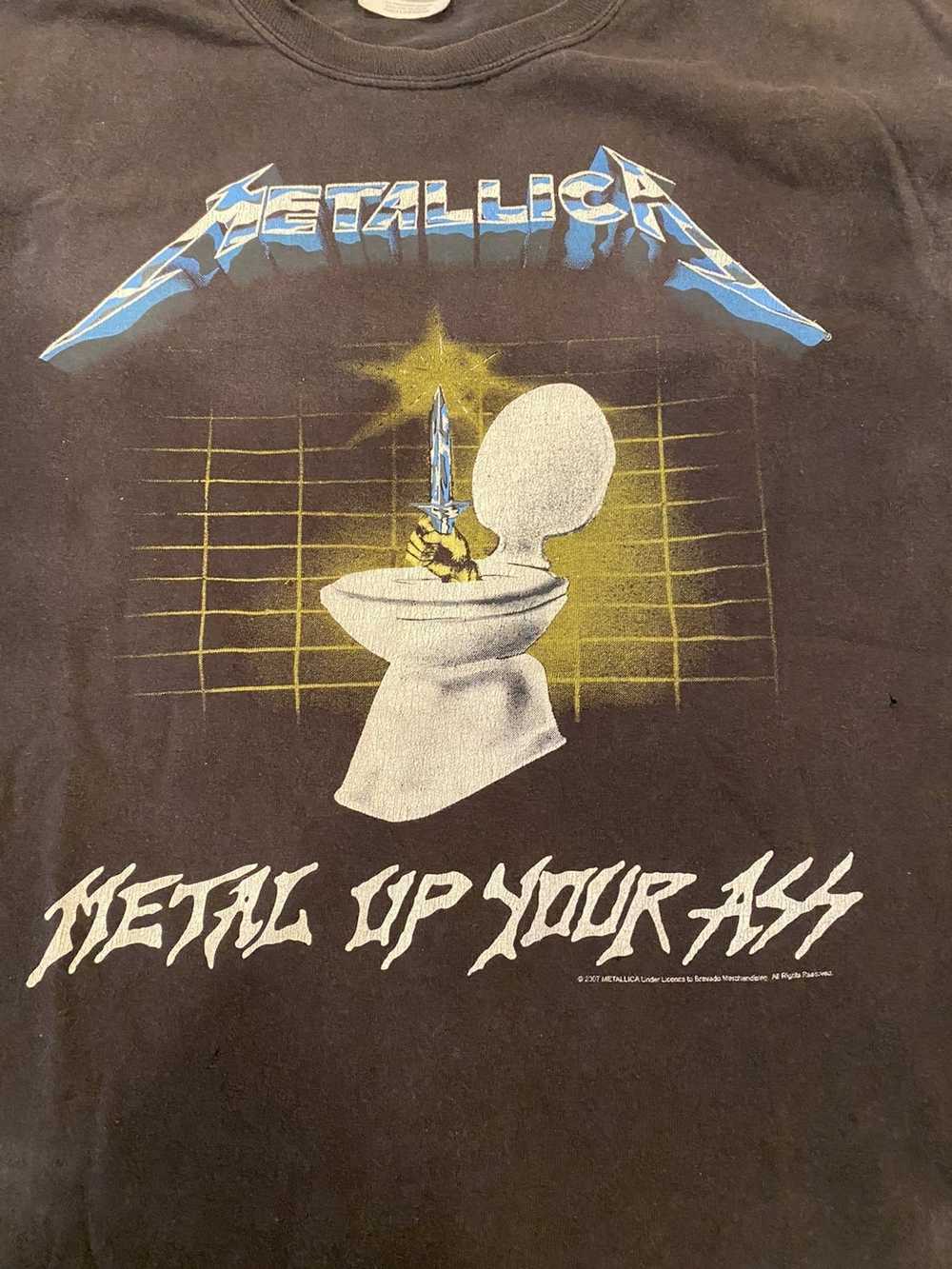 Metallica × Vintage Metal Up Your Ass - image 2