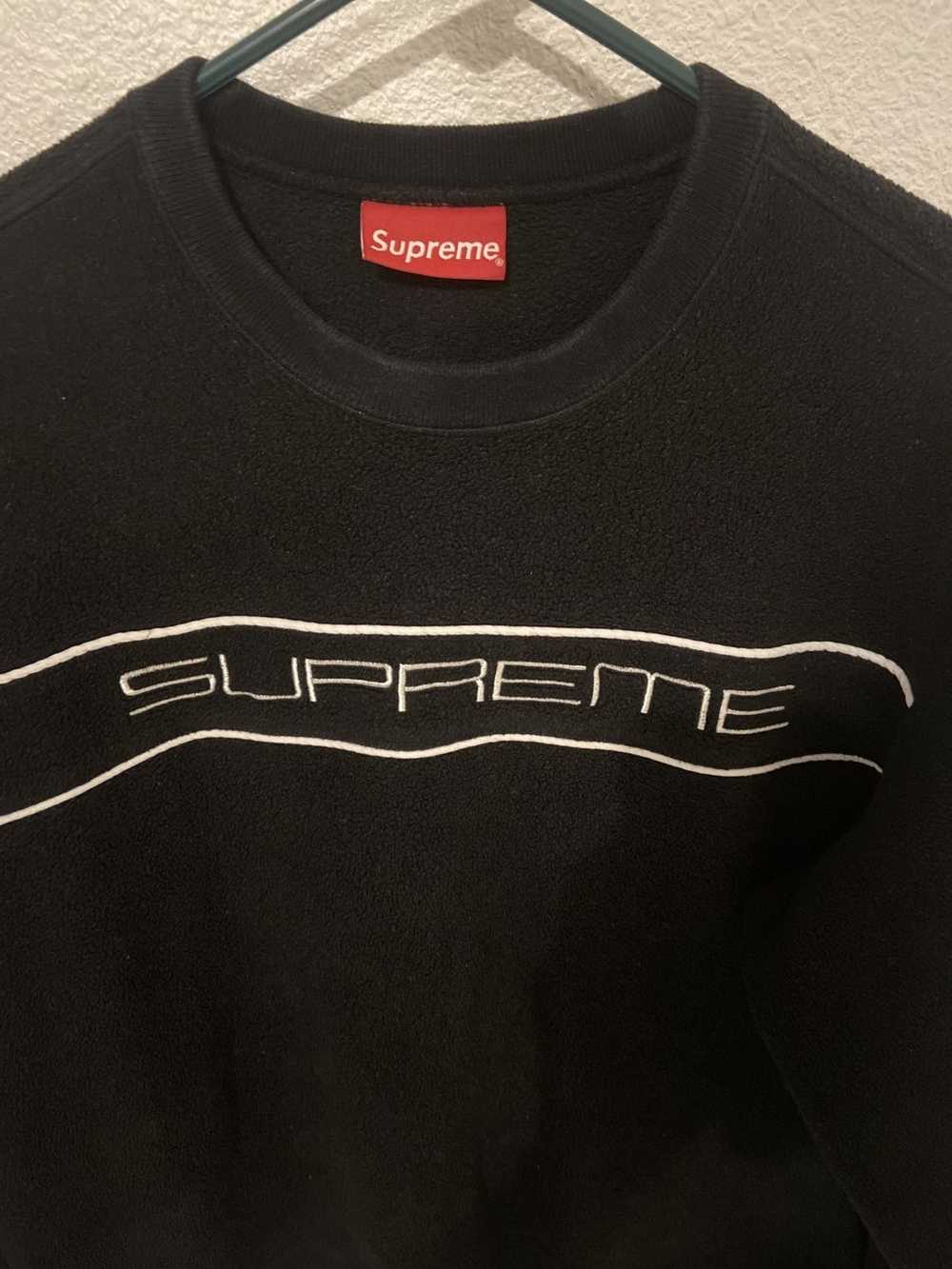 Supreme Black Supreme Polartec Crewneck - image 2