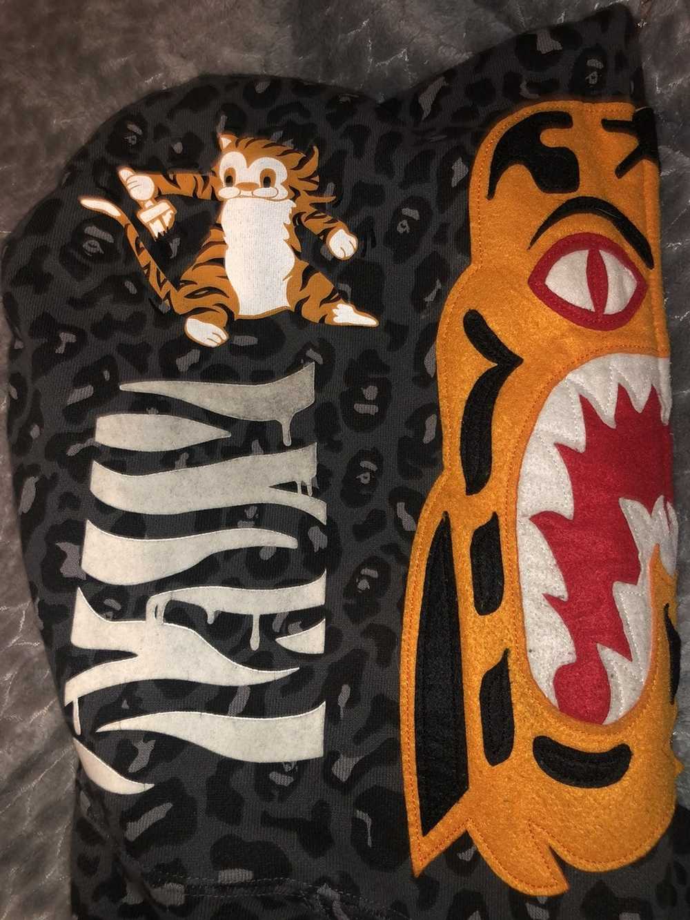 Bape Tiger Bape Full Zip-Up Leopard Print - image 2