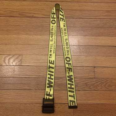 Off-White Off-White Short Industrial Belt Yellow B