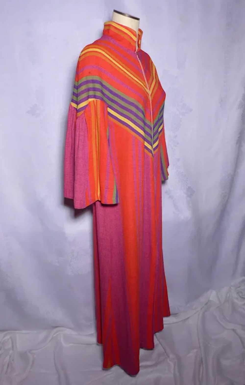 Vintage 1970s Rikma Caftan Dress Made in Israel b… - image 11
