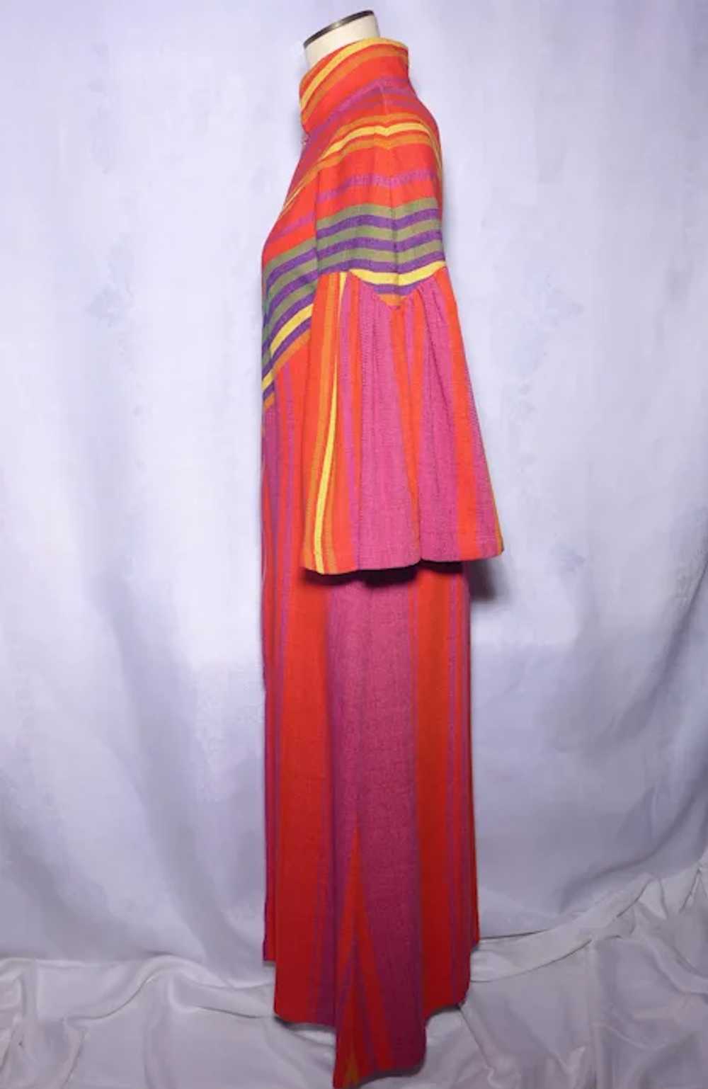 Vintage 1970s Rikma Caftan Dress Made in Israel b… - image 4