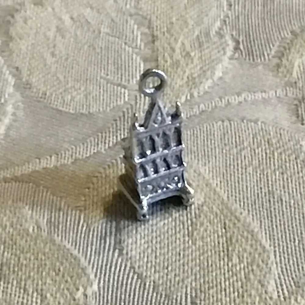 Sterling Silver England Throne Charm - image 2